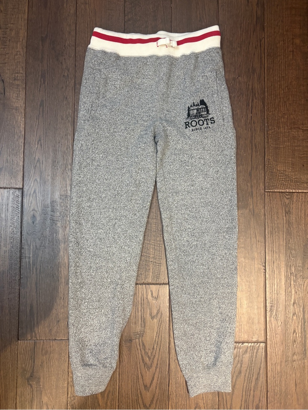 Roots Kids Cabin Salt and Pepper Jogger Sweatpants Size 12 Cottagecore
